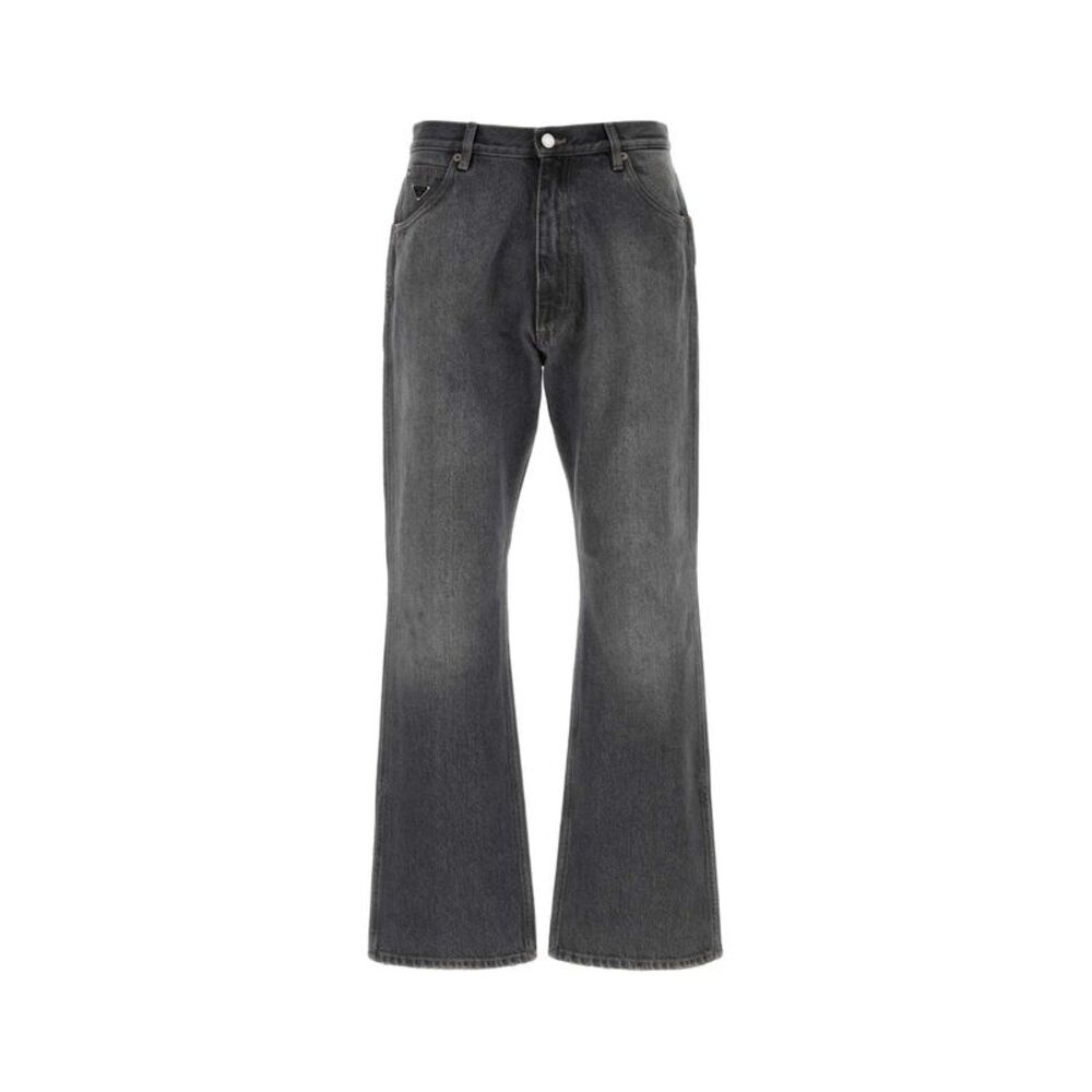 Prada Men Dark Grey Denim Jeans